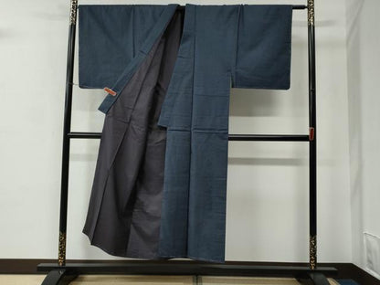 平和屋着物●男性　本場大島紬　アンサンブル・長襦袢セット　100亀甲　総詰め　正絹　逸品　未使用　CABC7126yc