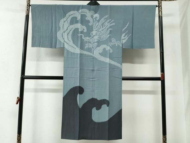 平和屋着物●男性　紬　アンサンブル・長襦袢セット　色無地　褐返色　正絹　逸品　CABC7127yc