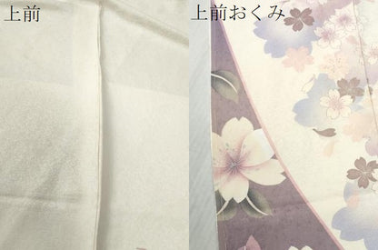 平和屋着物●豪華振袖　舞桜文　暈し染め　金彩　仮絵羽　逸品　未使用　CABC7140yc