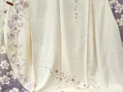 平和屋着物●豪華振袖　舞桜文　暈し染め　金彩　仮絵羽　逸品　未使用　CABC7140yc