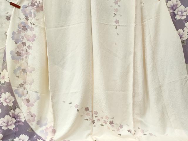 平和屋着物●豪華振袖　舞桜文　暈し染め　金彩　仮絵羽　逸品　未使用　CABC7140yc