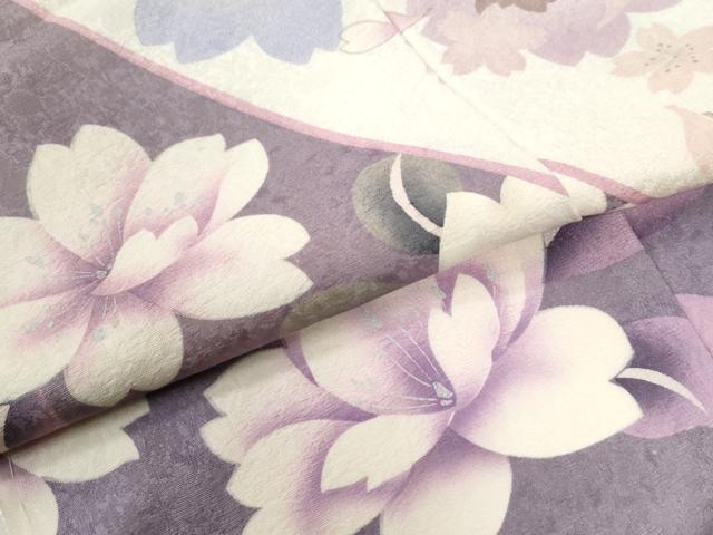 平和屋着物●豪華振袖　舞桜文　暈し染め　金彩　仮絵羽　逸品　未使用　CABC7140yc