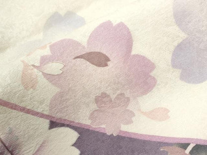 平和屋着物●豪華振袖　舞桜文　暈し染め　金彩　仮絵羽　逸品　未使用　CABC7140yc