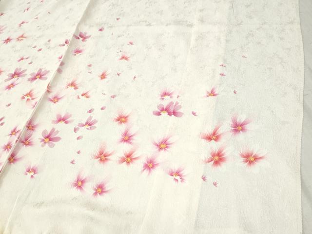 平和屋着物●豪華振袖　京友禅　舞花文　暈し染め　仮絵羽　逸品　未使用　CABC7147yc