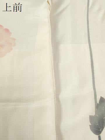 平和屋着物●皇室デザイナー　中村乃武夫　振袖　草花文　暈し染め　金彩　仮絵羽　逸品　未使用　CABC7148yc