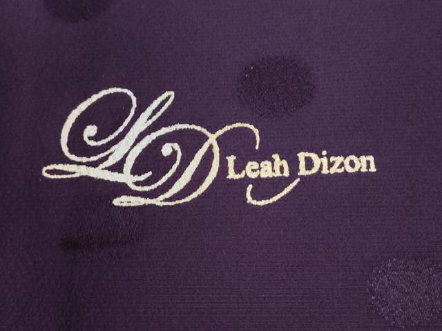 平和屋着物●豪華振袖　Leah Dizon　薔薇　ハート　リボン　ラインストーン　ラメ糸　暈し染め　金彩　仮絵羽　逸品　未使用　CABC7150yc