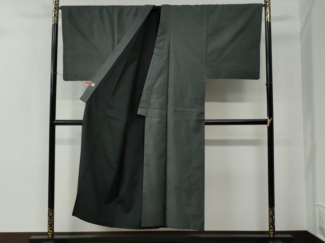 平和屋着物●男性　本場大島紬　アンサンブル・長襦袢セット　160亀甲　総詰め　正絹　逸品　CABC7158yc