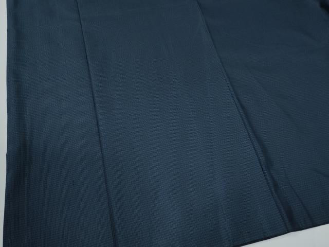 平和屋着物●男性　本場大島紬　アンサンブル　格子　永長織物謹製　証紙付き　キングサイズ　正絹　逸品　CABC7161yc 平和屋着物○男性 本場大島紬 アンサンブル 格子 永長織物謹製 証紙