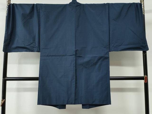 平和屋着物●男性　本場大島紬　アンサンブル　格子　永長織物謹製　証紙付き　キングサイズ　正絹　逸品　CABC7161yc