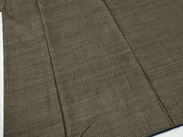 平和屋着物●男性　紬　アンサンブル　格子　正絹　逸品　CABC7165yc