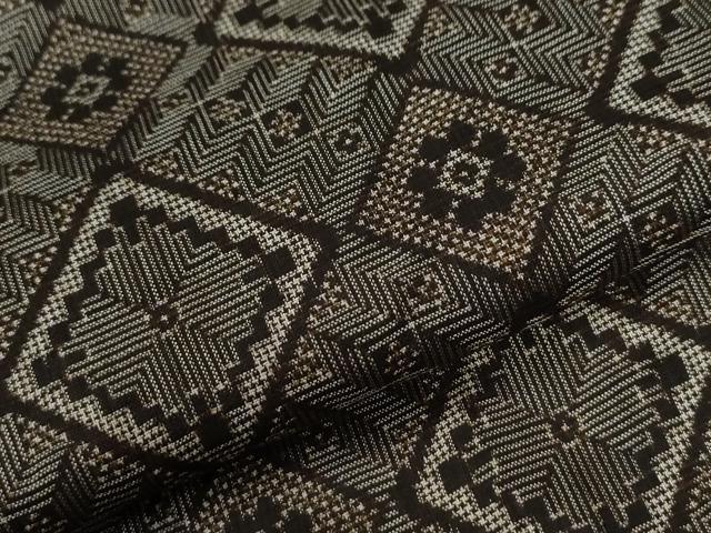 平和屋着物●本場大島紬　龍郷絣　正絹　逸品　未使用　CABC7170yc