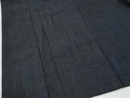 平和屋着物●男性　紬　アンサンブル　霞文　羽裏：一富士二鷹三茄子　正絹　逸品　CABC7171yc