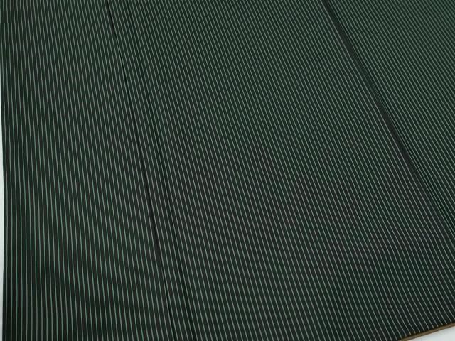 平和屋着物●男性　紬　縞　黒地　ますいわ屋扱い　正絹　逸品　CABC7179yc