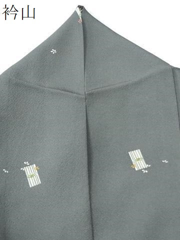 平和屋着物○上質な小紋 短冊舞花文 正絹 逸品 CABC7188yc