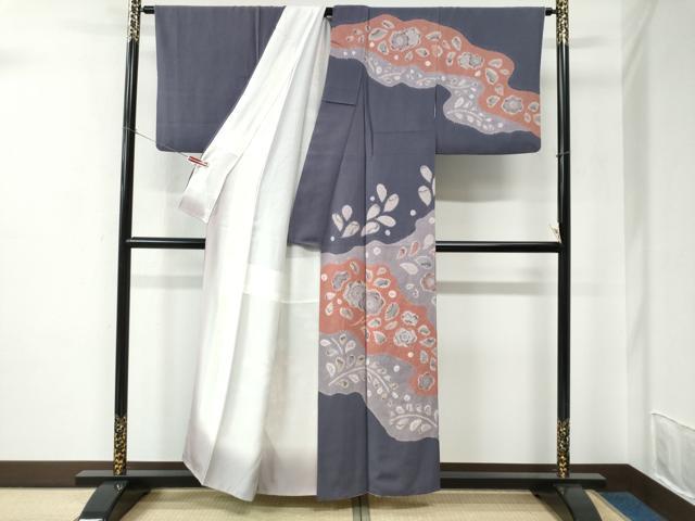 平和屋着物●訪問着　辻が花　絞り　正絹　逸品　CABC7194yc