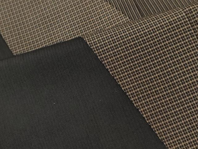 平和屋着物●本場縞大島紬　色留訪問着　縞　正絹　逸品　CABC7199yc