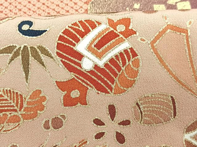 平和屋着物■豪華黒留袖　駒刺繍　宝尽くし文　金彩　正絹　逸品　CABC7211xe