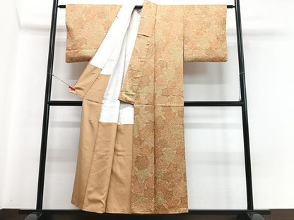 平和屋着物■上質な小紋 舞葉文 正絹 逸品 CABC7254xe