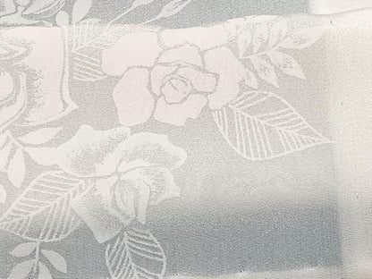 平和屋着物■長襦袢　無双仕立て　草花文　正絹　逸品　CABC7281xe