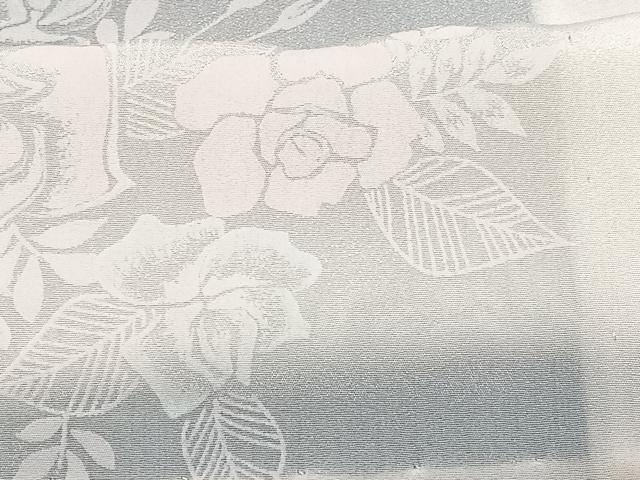 平和屋着物■長襦袢　無双仕立て　草花文　正絹　逸品　CABC7281xe