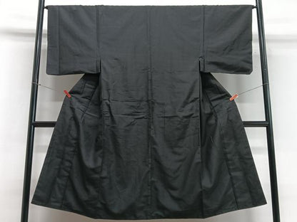 平和屋着物■男性　紬　褐色　正絹　逸品　CABC7315xe