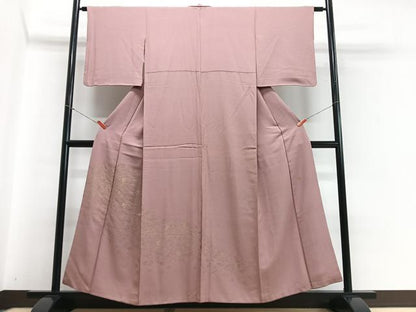 平和屋着物■色留訪問着 宝尽くし 銀糸 正絹 逸品 CABC7336xe