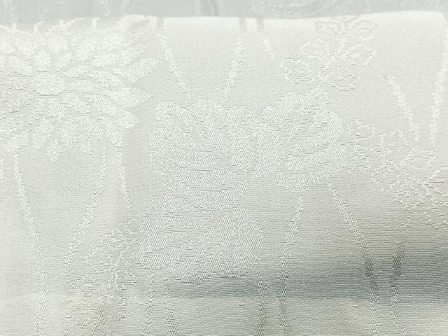 平和屋着物■長襦袢　無双仕立て　立涌花地紋　正絹　逸品　CABC7338xe