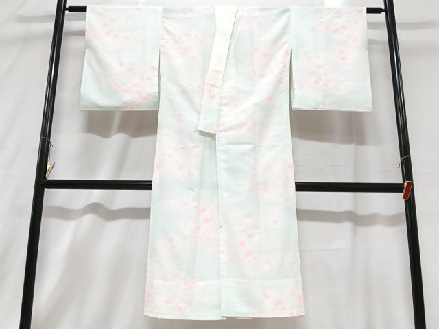 平和屋着物■長襦袢　無双仕立て　舞花文　暈し染め　洗える着物　CABC7347xe