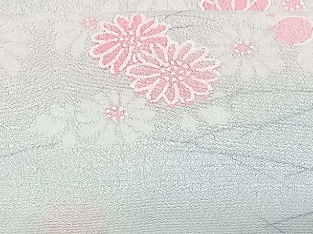 平和屋着物■長襦袢　無双仕立て　舞花文　暈し染め　洗える着物　CABC7347xe