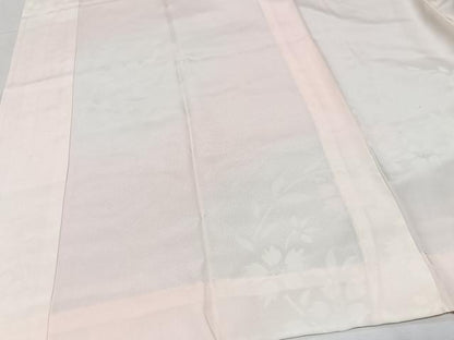 平和屋着物■長襦袢　無双仕立て　草花文　正絹　逸品　CABC7362xe