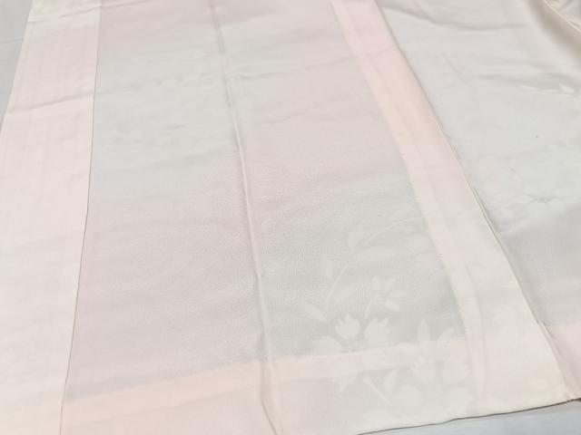 平和屋着物■長襦袢　無双仕立て　草花文　正絹　逸品　CABC7362xe