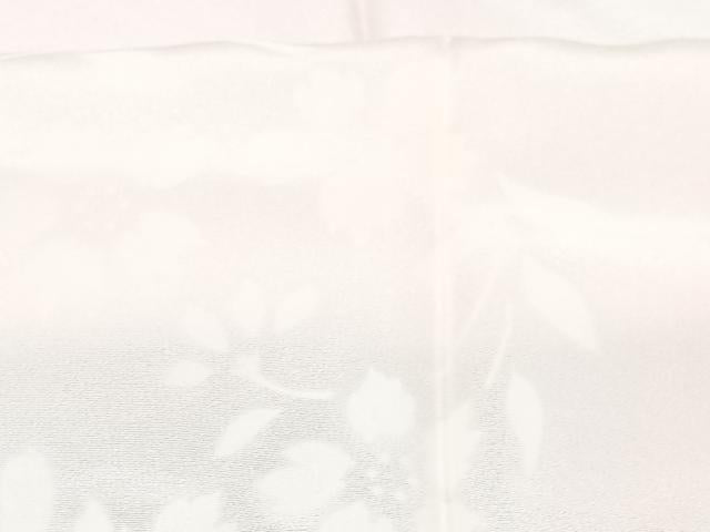 平和屋着物■長襦袢　無双仕立て　草花文　正絹　逸品　CABC7362xe