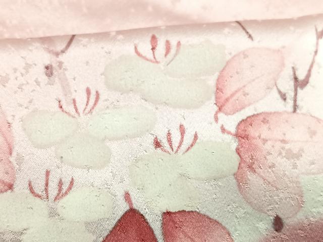 平和屋着物■上質な小紋 手描き 枝花文 暈し染め 正絹 逸品 CABC7393xe