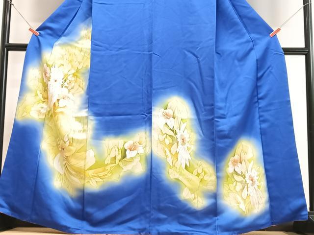平和屋着物■訪問着 草花文 暈し染め 正絹 逸品 CABC7396xe