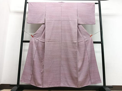 平和屋着物■上質な小紋 霞文 暈し染め 正絹 逸品 CABC7397xe