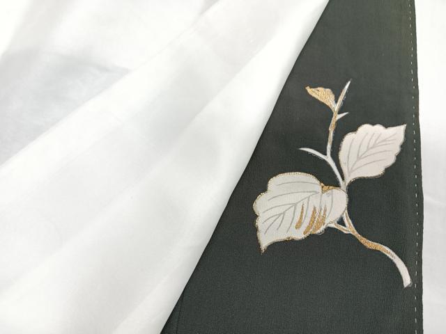 平和屋着物■豪華黒留袖 鳳凰草花文 金銀彩 正絹 逸品 CABC7410xe