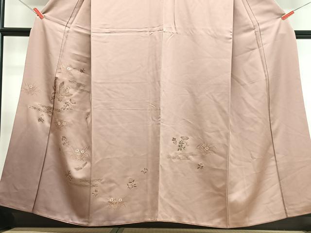 平和屋着物■訪問着 花鳥文 金彩 正絹 逸品 CABC7418xe