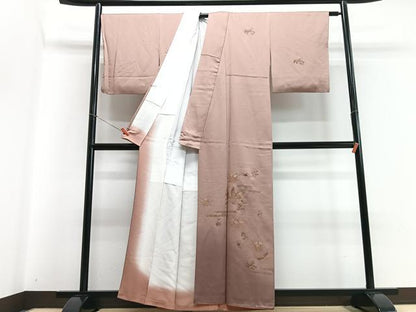 平和屋着物■訪問着 花鳥文 金彩 正絹 逸品 CABC7418xe