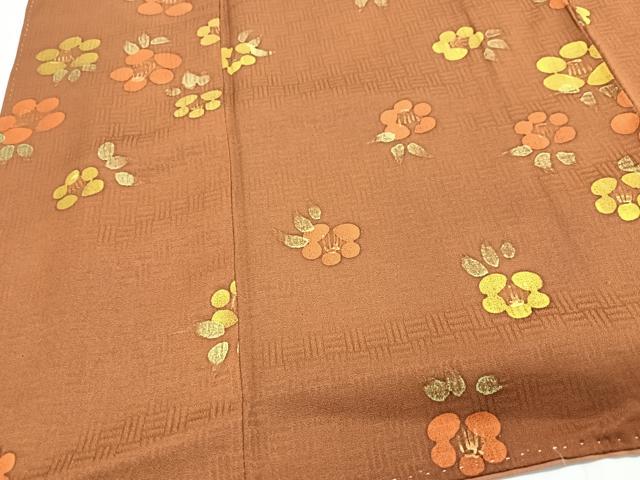 平和屋着物■上質な小紋 舞花文 金彩 正絹 逸品 CABC7424xe