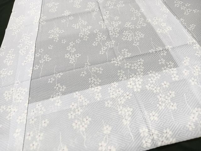 平和屋着物■長襦袢　無双仕立て　草花文　洗える着物　CABC7475xe