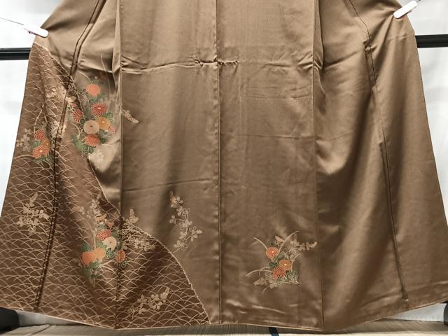 平和屋着物■訪問着 草花文 金彩 正絹 逸品 CABC7569xe
