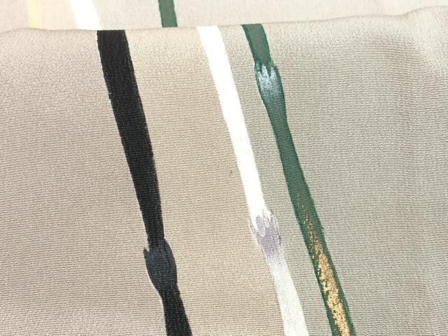 平和屋着物■訪問着 舞蝶文 金彩 正絹 逸品 CABC7582xe