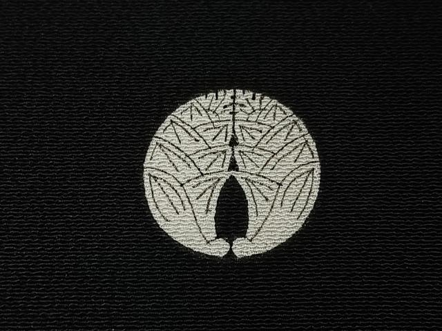 平和屋着物■豪華黒留袖 駒刺繍 笹竹文 金彩 正絹 逸品 CABC7597xe