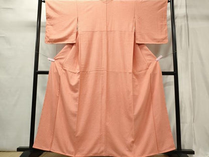 平和屋着物■上質な小紋 舞花文 正絹 逸品 未使用 CABC7618ou