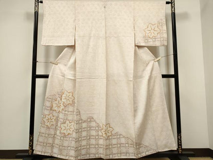 平和屋着物■訪問着 総絞り 楓文 正絹 逸品 CABC7639ou