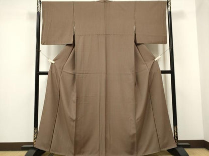 平和屋着物■上質な小紋 縞 正絹 逸品 CABC7641ou