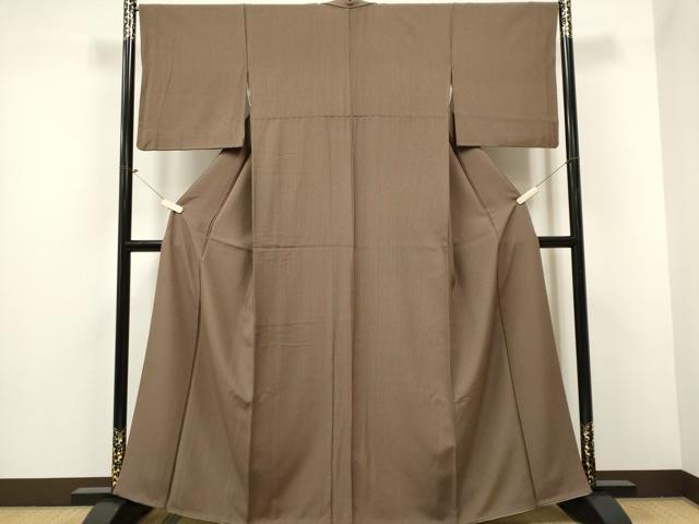 平和屋着物■上質な小紋 縞 正絹 逸品 CABC7641ou