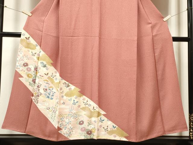 平和屋着物■訪問着 花蝶文 金彩 やまと誂製 正絹 逸品 CABC7642ou