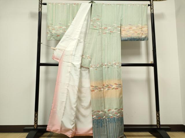 平和屋着物■訪問着 地紙吉祥文 金銀彩 正絹 逸品 CABC7644ou