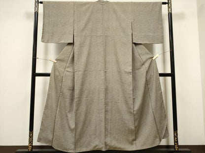 平和屋着物■上質な小紋 鹿の子文 正絹 逸品 CABC7651ou
